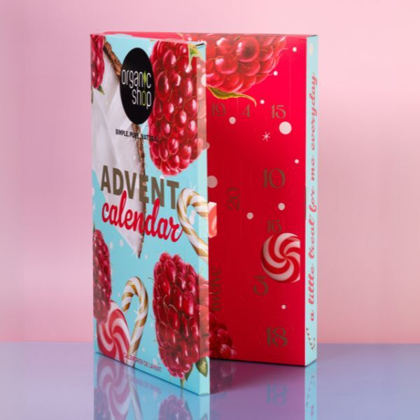 Organic Shop beauty advent calendar 24 day gift set, imported from the UK