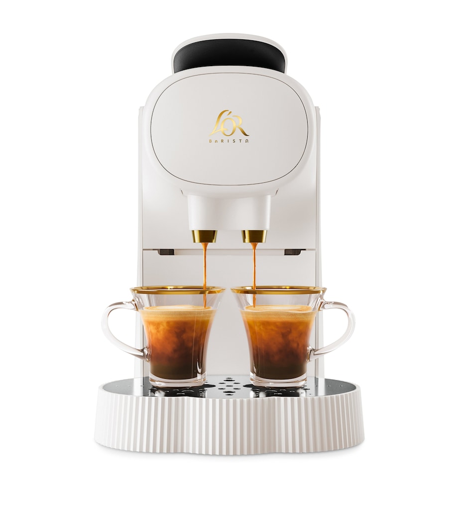 Alessi L'OR Barista coffee machine with 19 bar pressure, imported from the UK