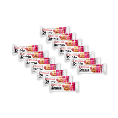 Holland & Barrett Diablo No Added Sugar Muesli Bar Cranberry and Raspberry 30g Pack of 14- Buy online at McGrocer