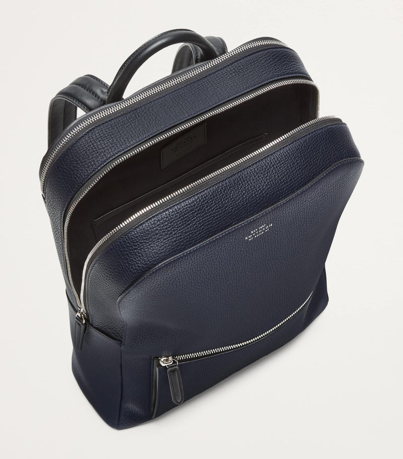 Smythson Ludlow Leather Backpack (British brand)