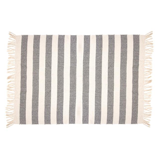 Sass & Belle Scandi Boho Stripe Blanket Throw