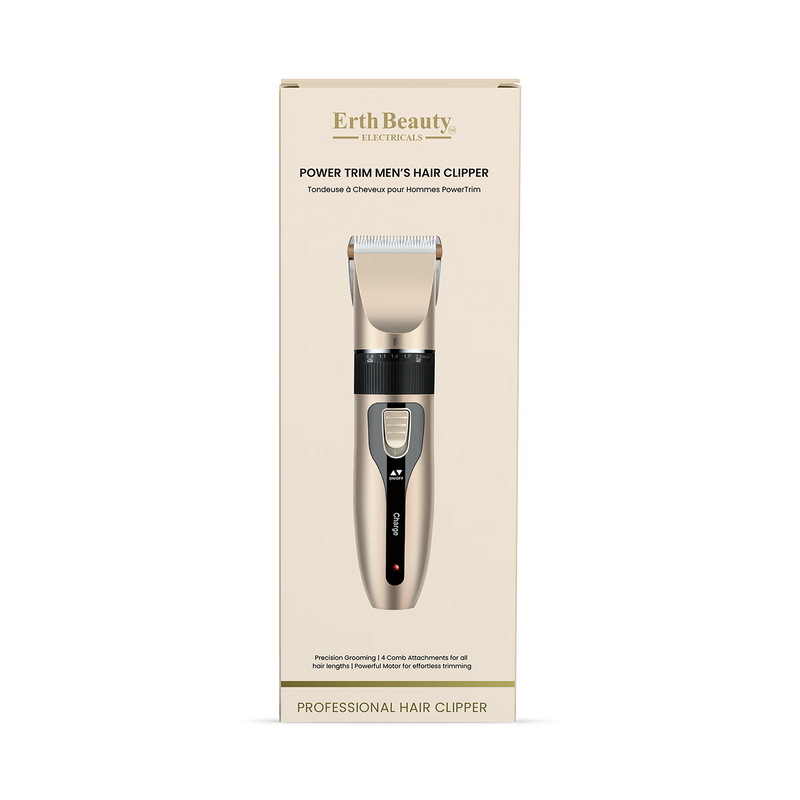 Erth Skin London Power Trim men's hair clipper, imported from the UK