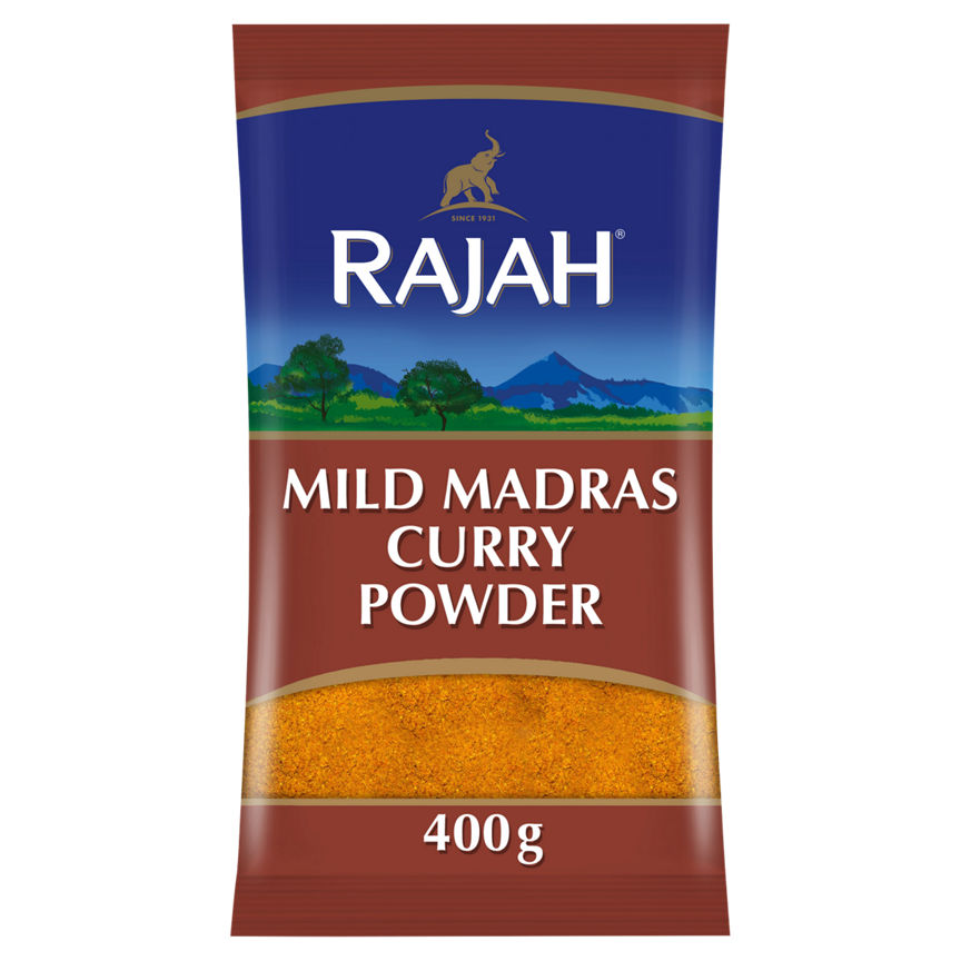 Rajah Mild Madras Curry Powder 400g GOODS ASDA   