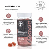 Known Nutrition mood mushroom gummies, imported from the UK