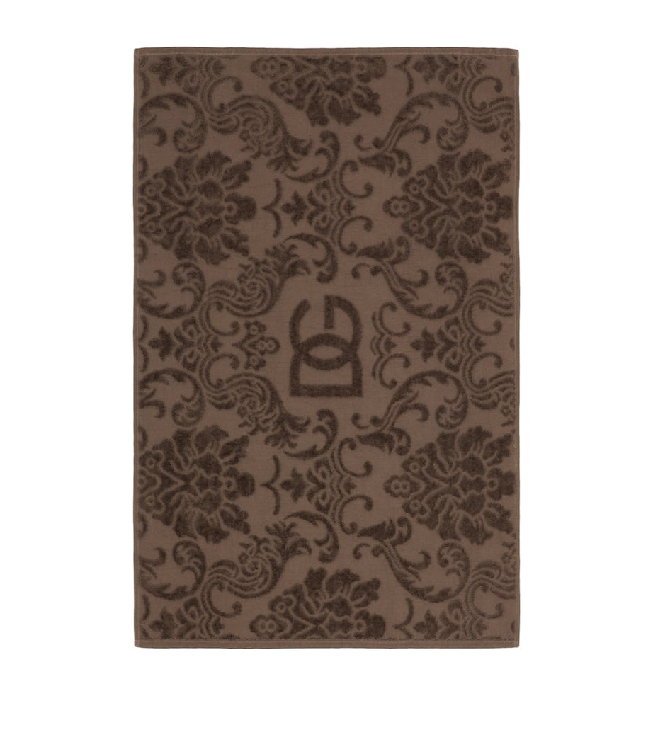 Dolce&Gabbana cotton jacquard bath mat 87cm x 54cm - British product