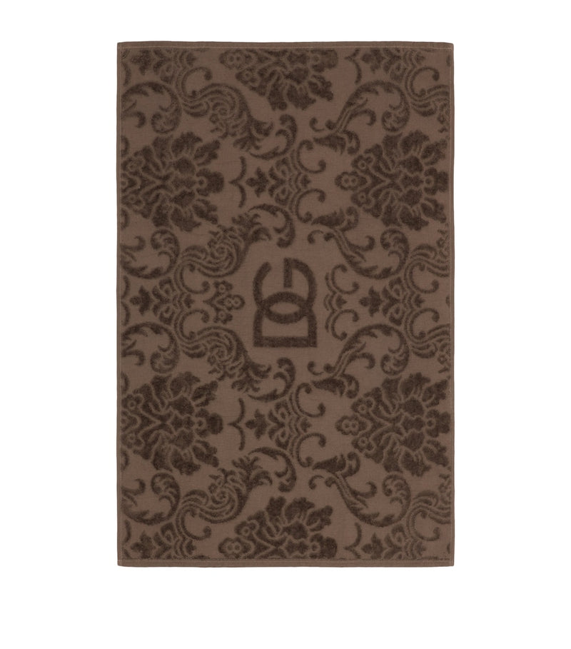 Dolce&Gabbana cotton jacquard bath mat 87cm x 54cm - British product