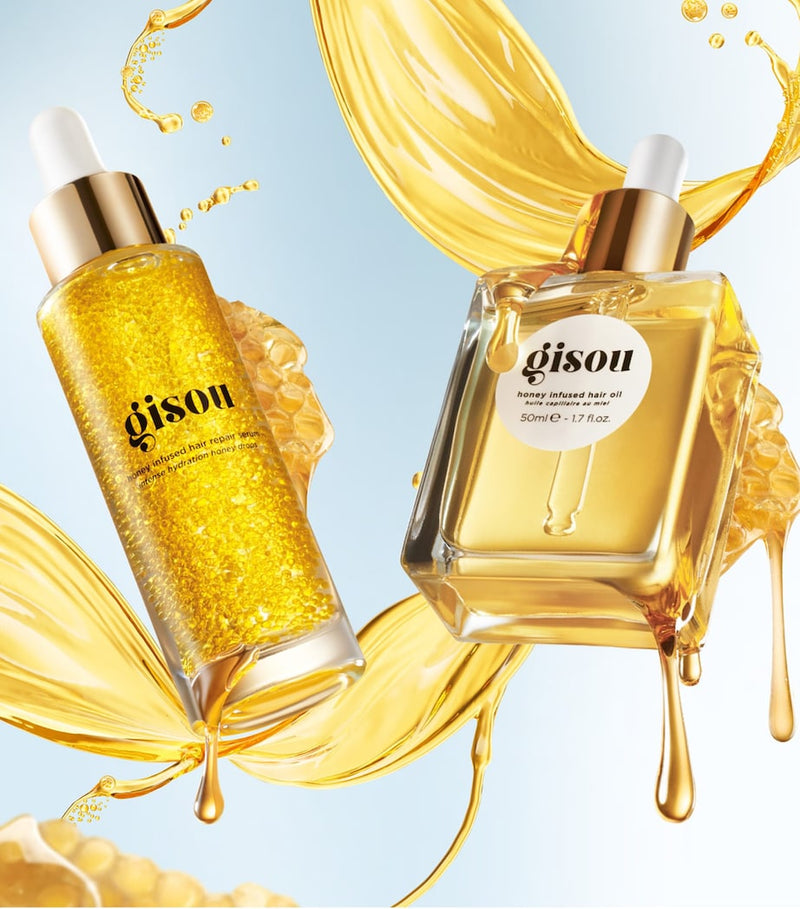 Gisou Honey Infused hair repair serum 30ml, imported from the UK