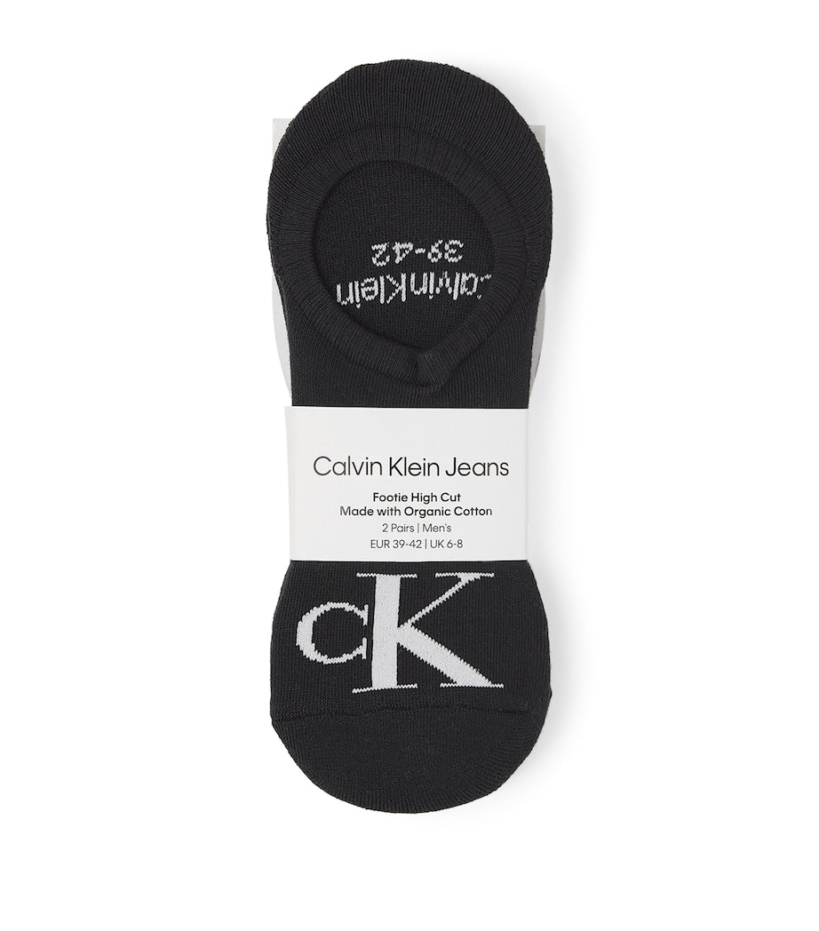 Calvin Klein footie socks high-cut pack of 2 - British product