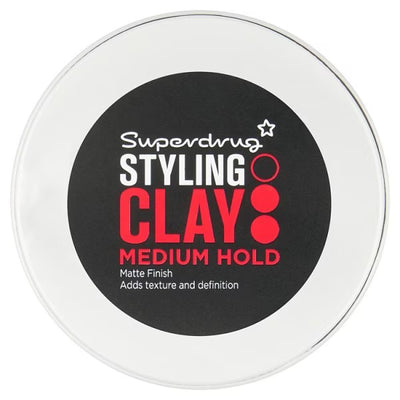 Superdrug Superdrug Hair Clay - UK Styling USA Delivery - McGrocer- Buy online at McGrocer