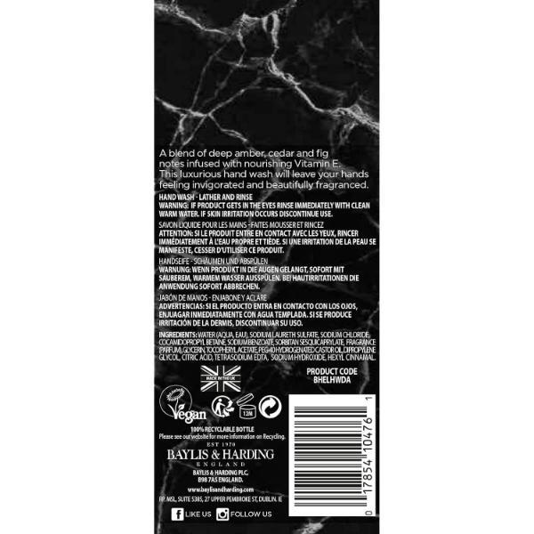 Baylis & Harding Dark Amber & Fig hand wash 500ml (British brand)