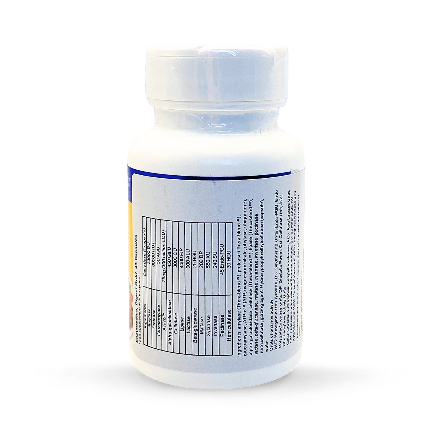 Enzymedica Digest Gold enzyme supplement 45 capsules, UK version
