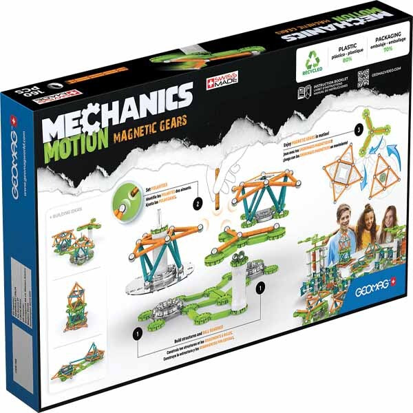 Geomag Mechanics Gravity Motion construction set 160 pieces - British product