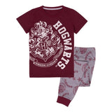 Harry Potter Girls Crest Glitter Pyjama Set (9-10 Years) GOODS Superdrug   