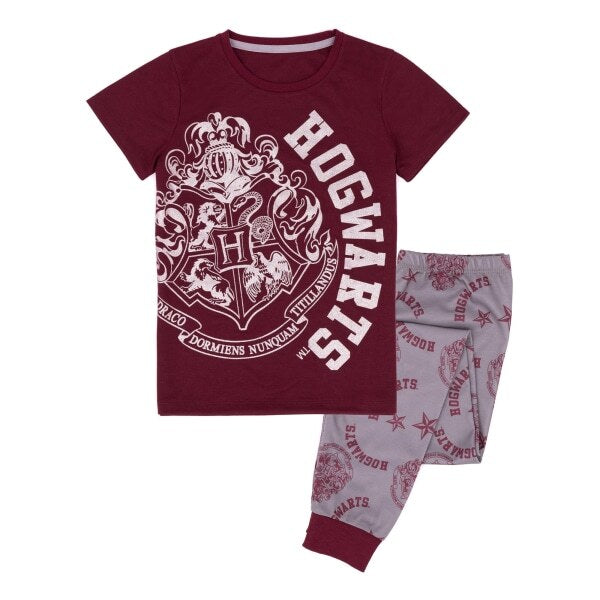 Harry Potter Girls Crest Glitter Pyjama Set (13-14 Years)