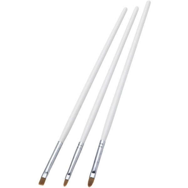Smiffys brush set white pack of 3, imported from the UK