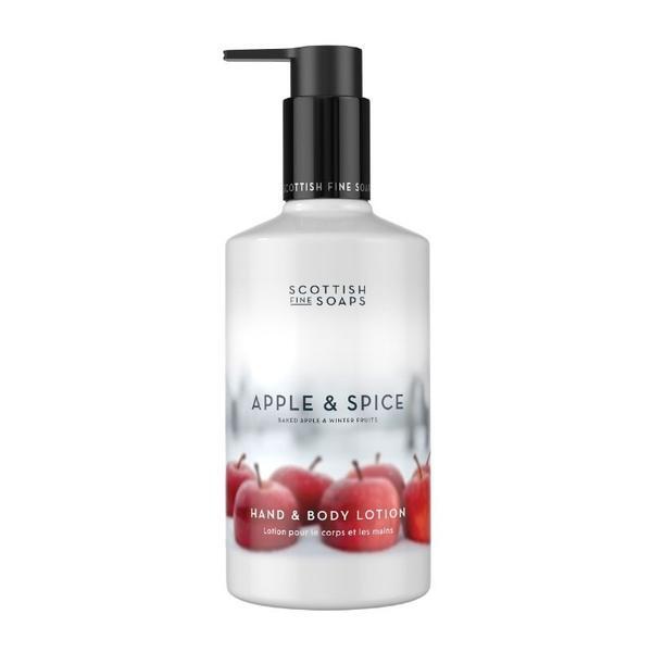 Scottish Fine Soaps Apple & Spice hand & body lotion 300ml (British brand)