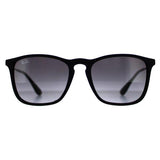 Ray-Ban Chris 4187 Black Gradient sunglasses, imported from the UK