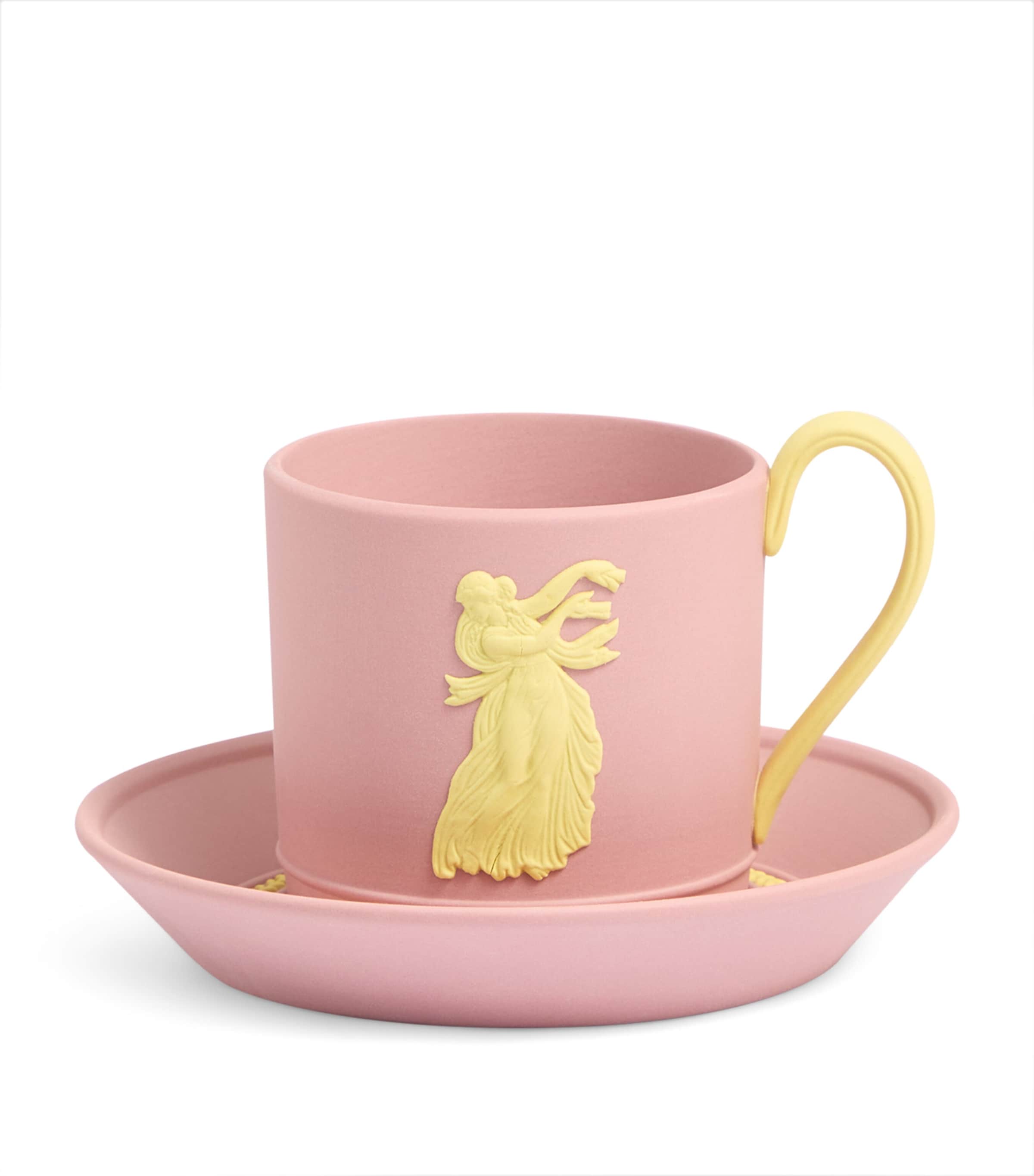 Wedgwood Jasper Bacchus teacup and saucer set (British brand)
