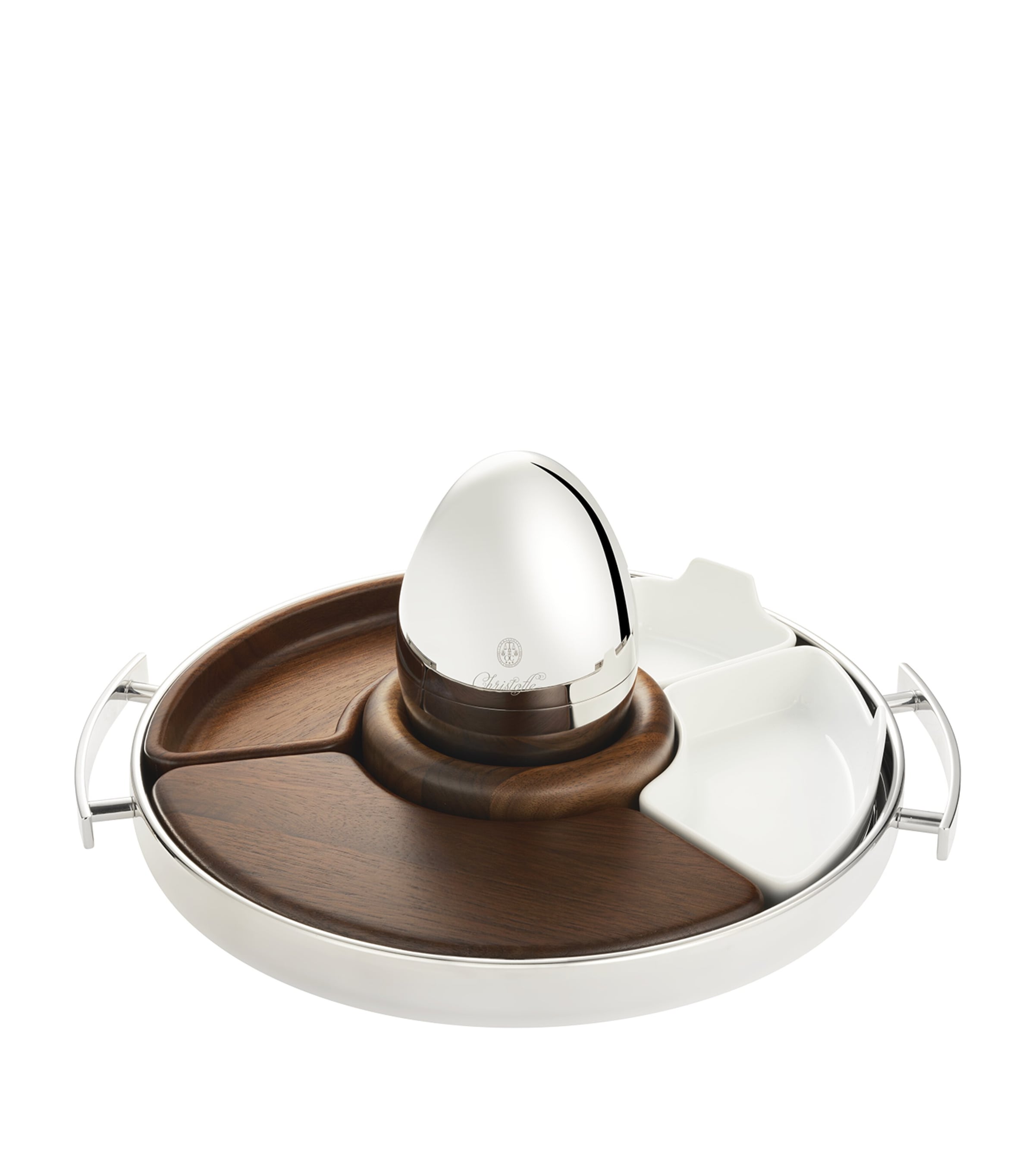 Christofle Stainless Steel MOOD Coffee Tray 32cm - British product