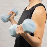 Myga hexagonal dumbbell pair 5kg, imported from the UK