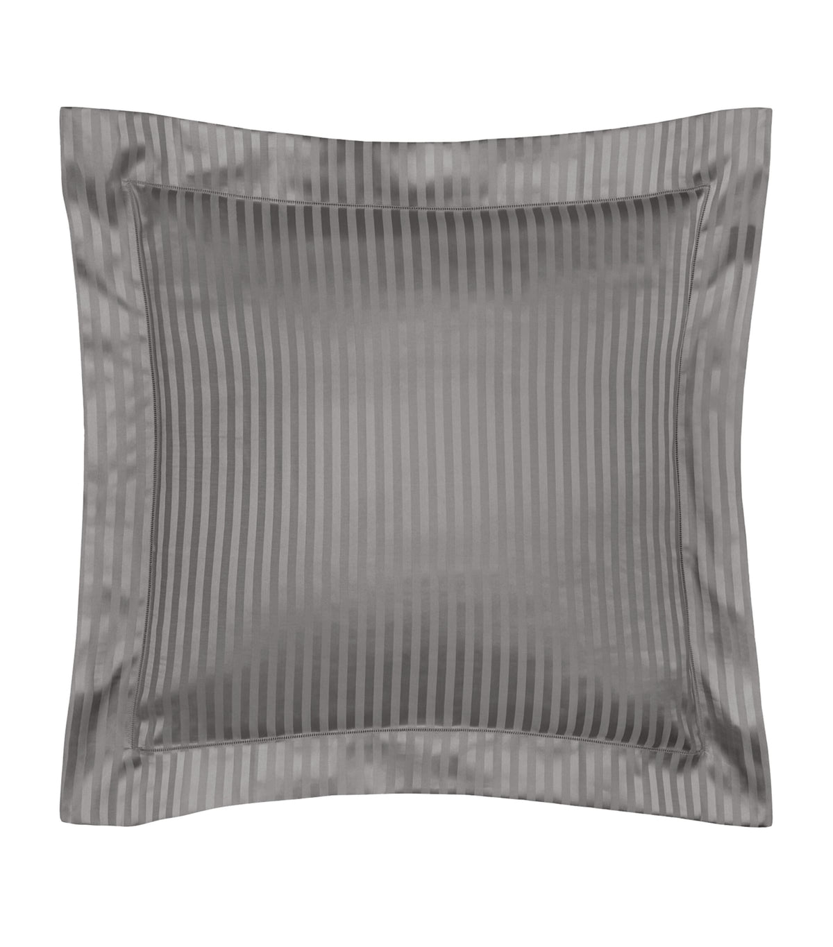 Pratesi square Oxford striped pillowcase 65cm x 65cm, imported from the UK