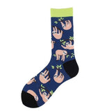 Blue sloth socks by Cozy Noxxiez - British product