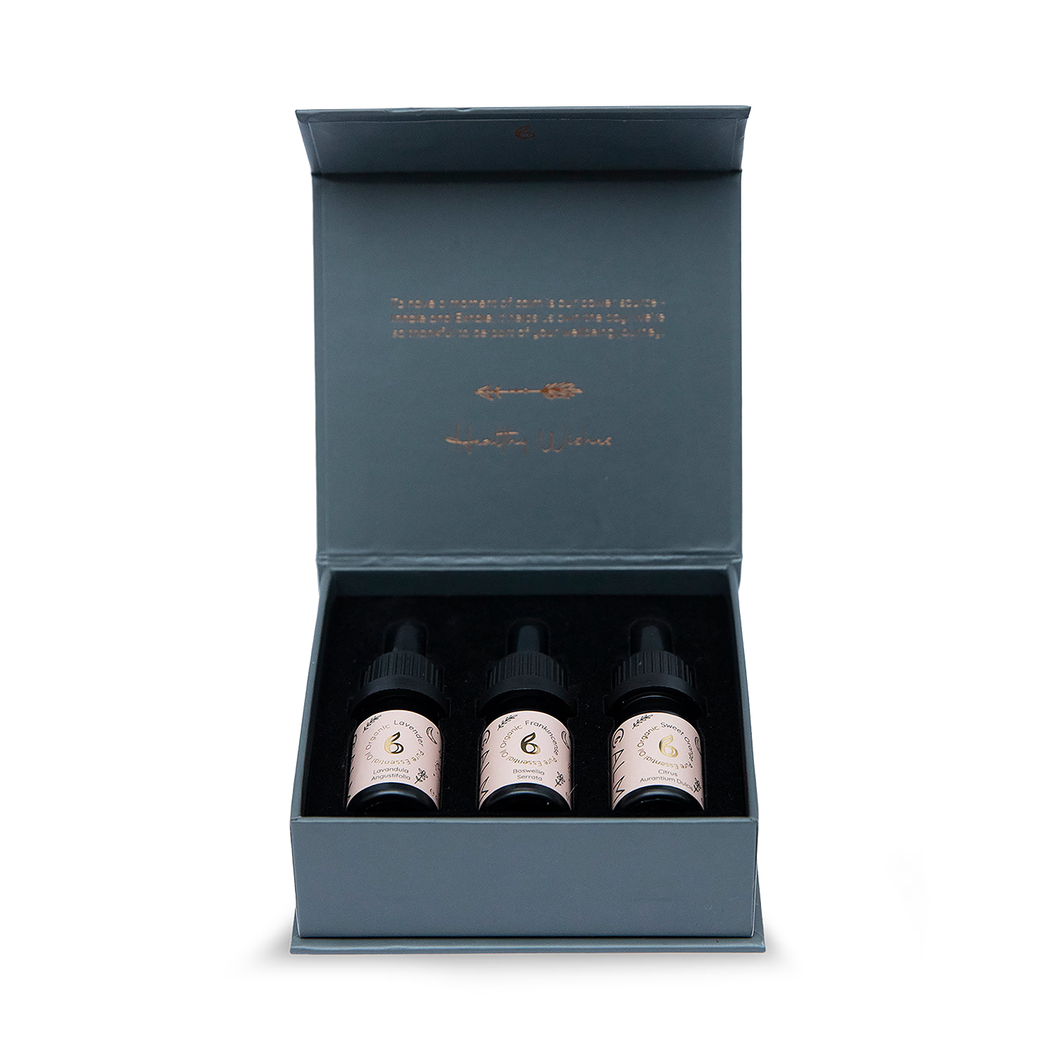 B Calm organic essential oil set 8 oils 9x5ml, imported from the UK