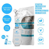 KMC Energy Gel Chocolate Mint refill bundle 150ml, imported from the UK