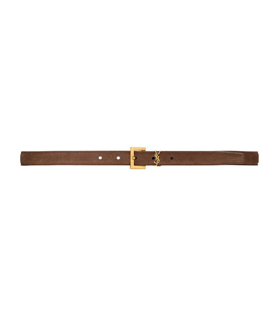 Harrods Saint Laurent Calfskin Cassandre Leather Belt 2cm- Buy online at McGrocer