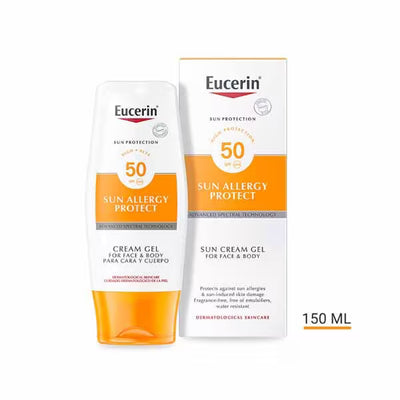 Superdrug Eucerin Sun Allergy Protect Sun Cream Gel SPF50 150ml- Buy online at McGrocer