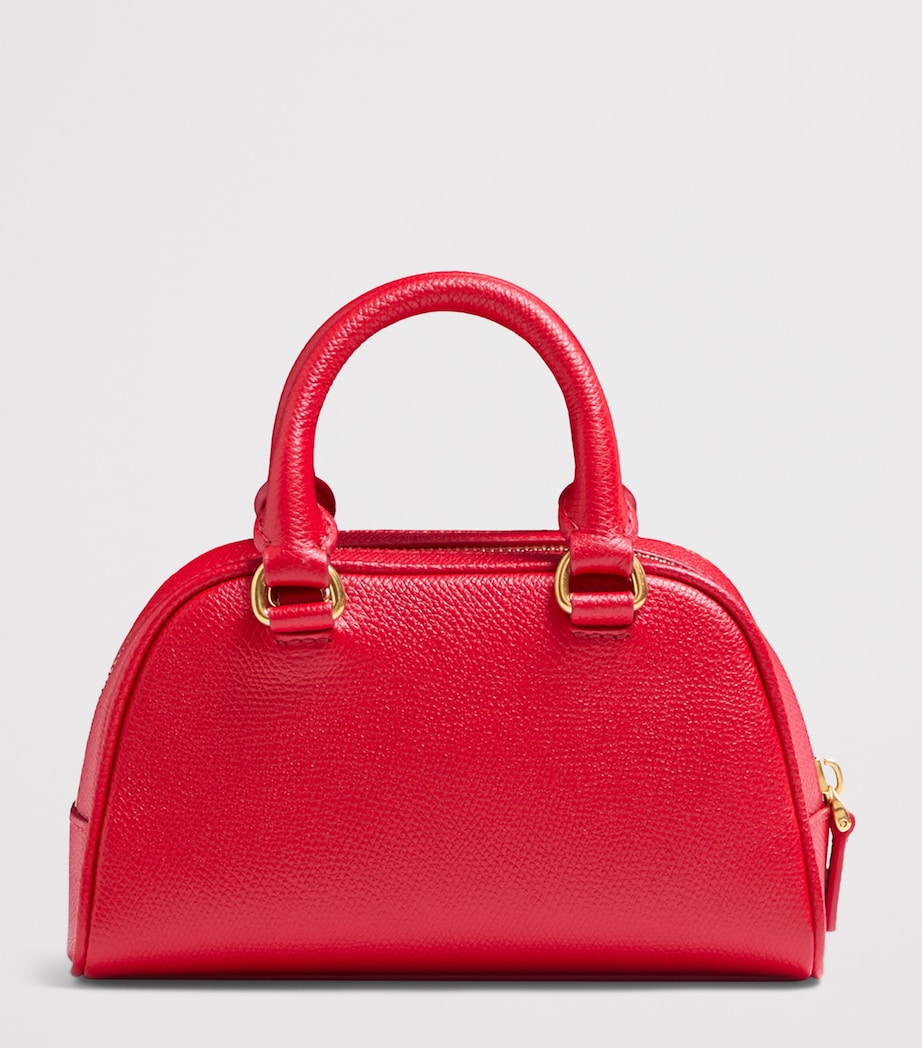 Valentino Garavani VLogo mini leather top-handle bag (British brand)