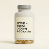 Holland and Barrett omega 3 fish oil high strength 2000mg 60 capsules, imported from the UK