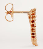 Suzanne Kalan rose gold diamond mini hoop earrings, UK version