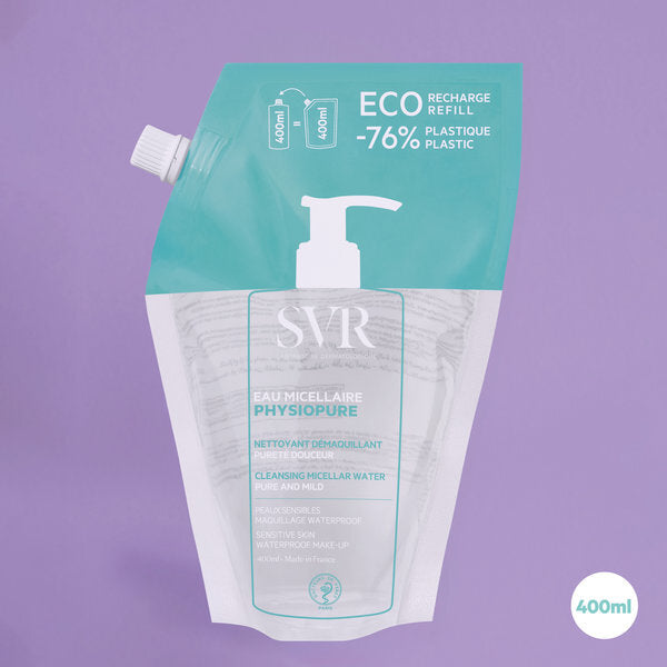SVR Physiopure Micellar Water 400ml refill, imported from the UK