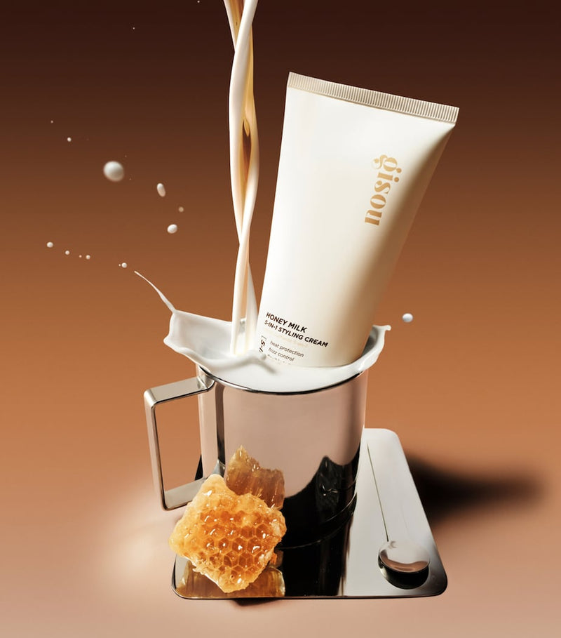 Gisou Honey Milk 5-in-1 Styling Cream 50ml, UK version