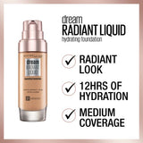 Maybelline Dream Radiant Liquid Foundation 45 Light Honey GOODS Superdrug   