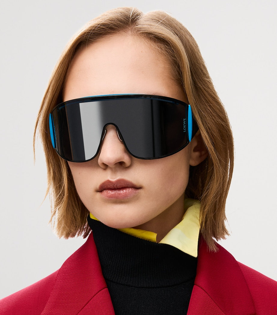 LOEWE Metal Speed Shield sunglasses - British product
