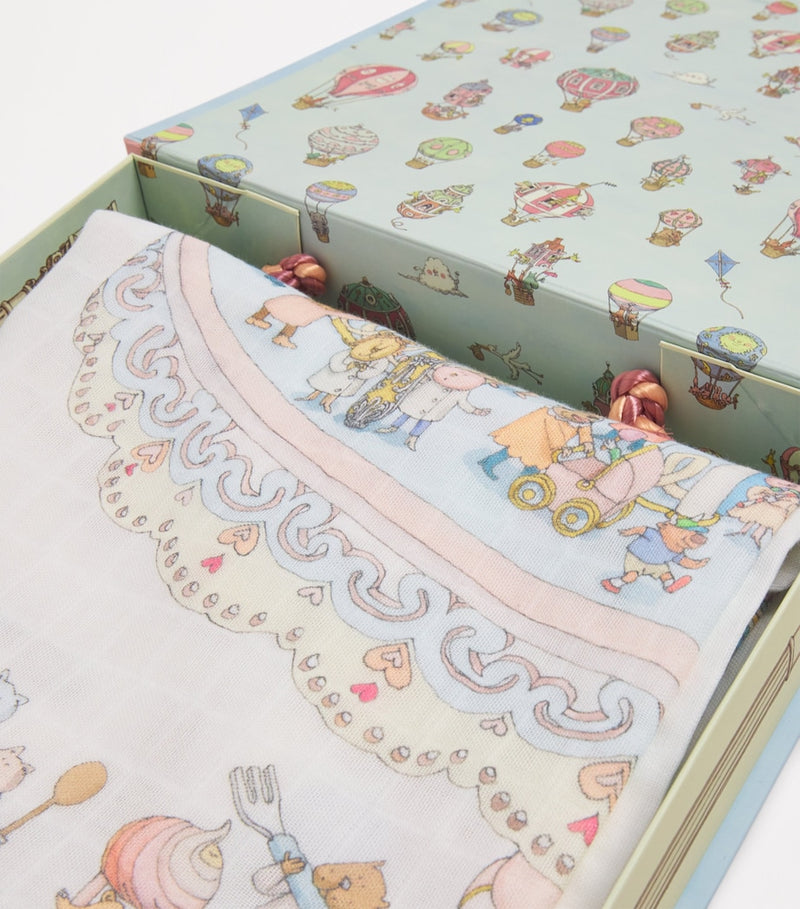 Atelier Choux baby swaddle Le Gâteau 100cm, imported from the UK