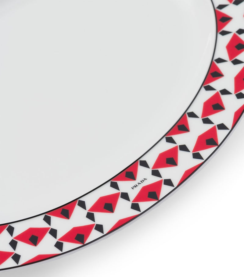 Prada Vienna serving plate 28cm, imported from the UK