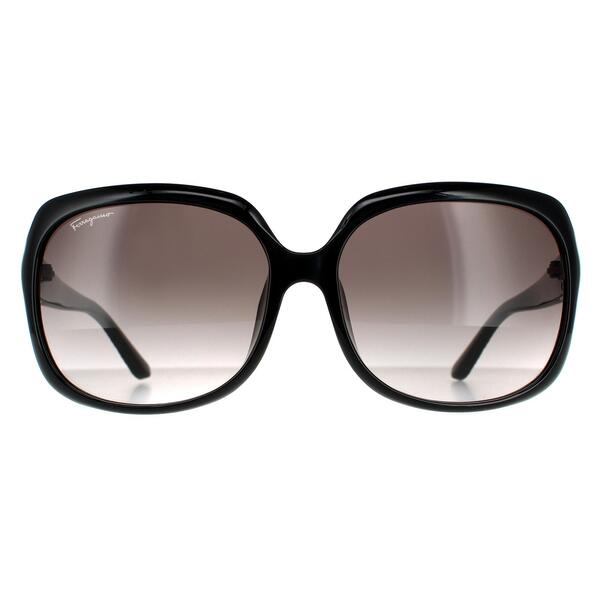 Salvatore Ferragamo butterfly sunglasses black gradient, UK version