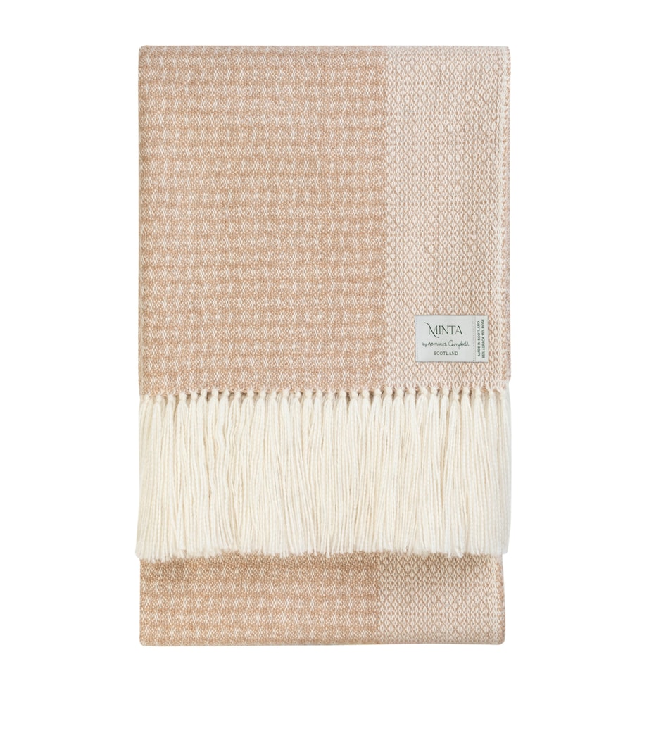 Araminta Campbell Alpaca-Blend Willow Throw 150cm x 230cm - British product