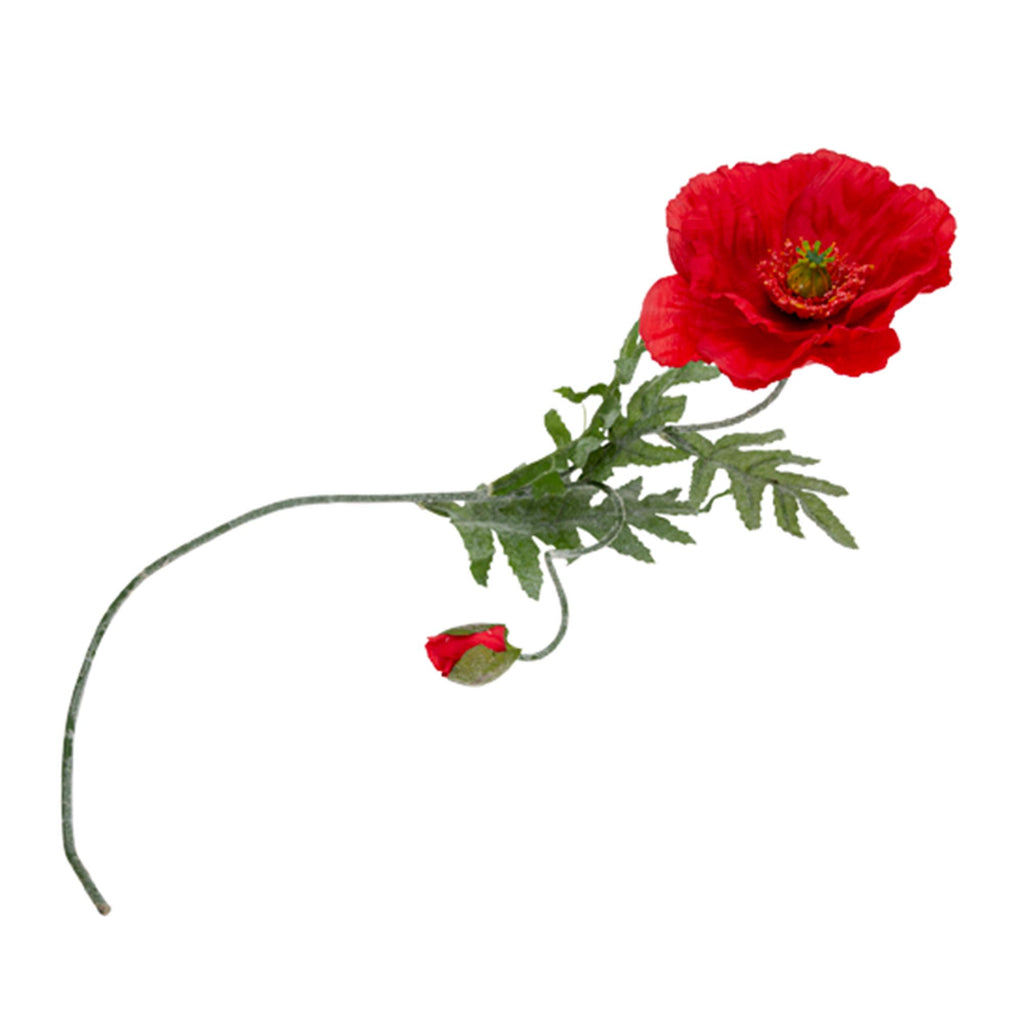 Habitat Single Stem Faux Red Poppy