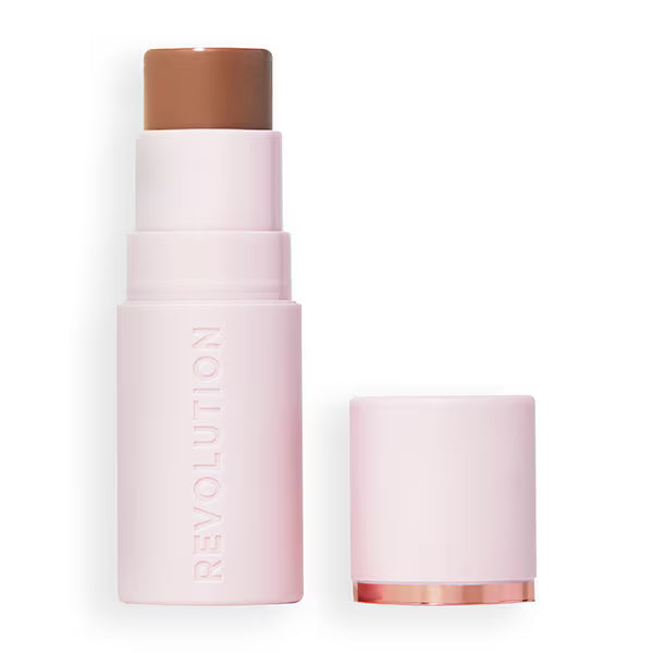 Revolution Skin Silk Bronzer Stick Medium Sunset, imported from the UK