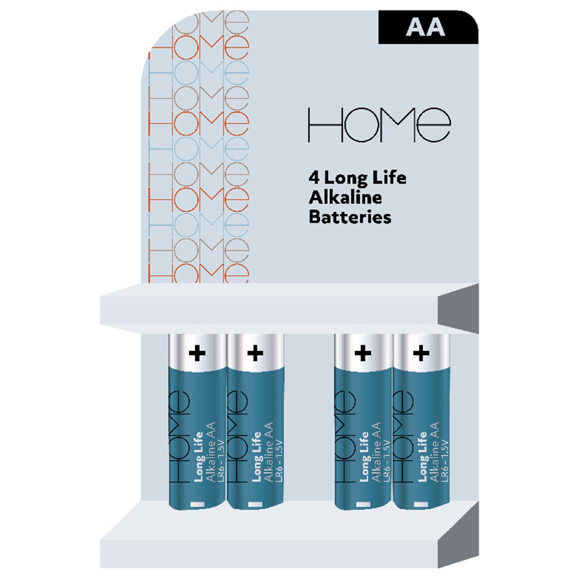 Sainsbury's Home AA Batteries 4 pk GOODS Sainsburys   