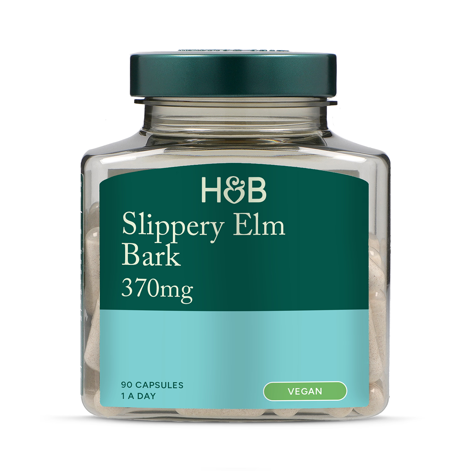 Holland & Barrett Slippery Elm Bark Capsules 90 count (British brand)