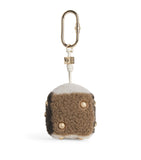 Yves Salomon shearling dice keyring - British product