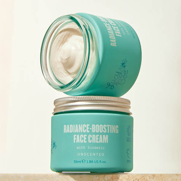 Lucy Bee radiance-boosting sensitive skin face cream 55ml - British product