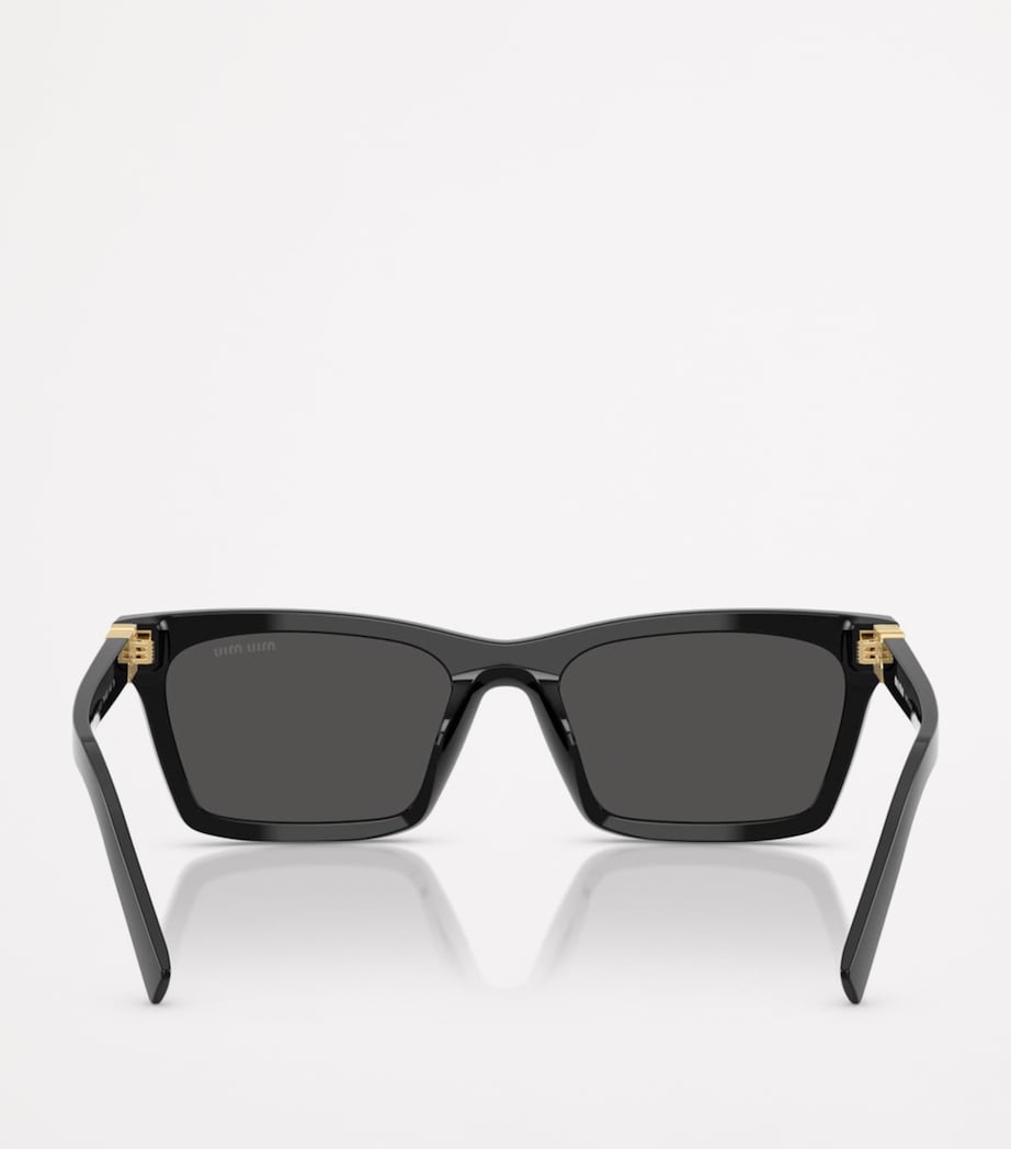 Miu Miu acetate rectangular sunglasses UK version
