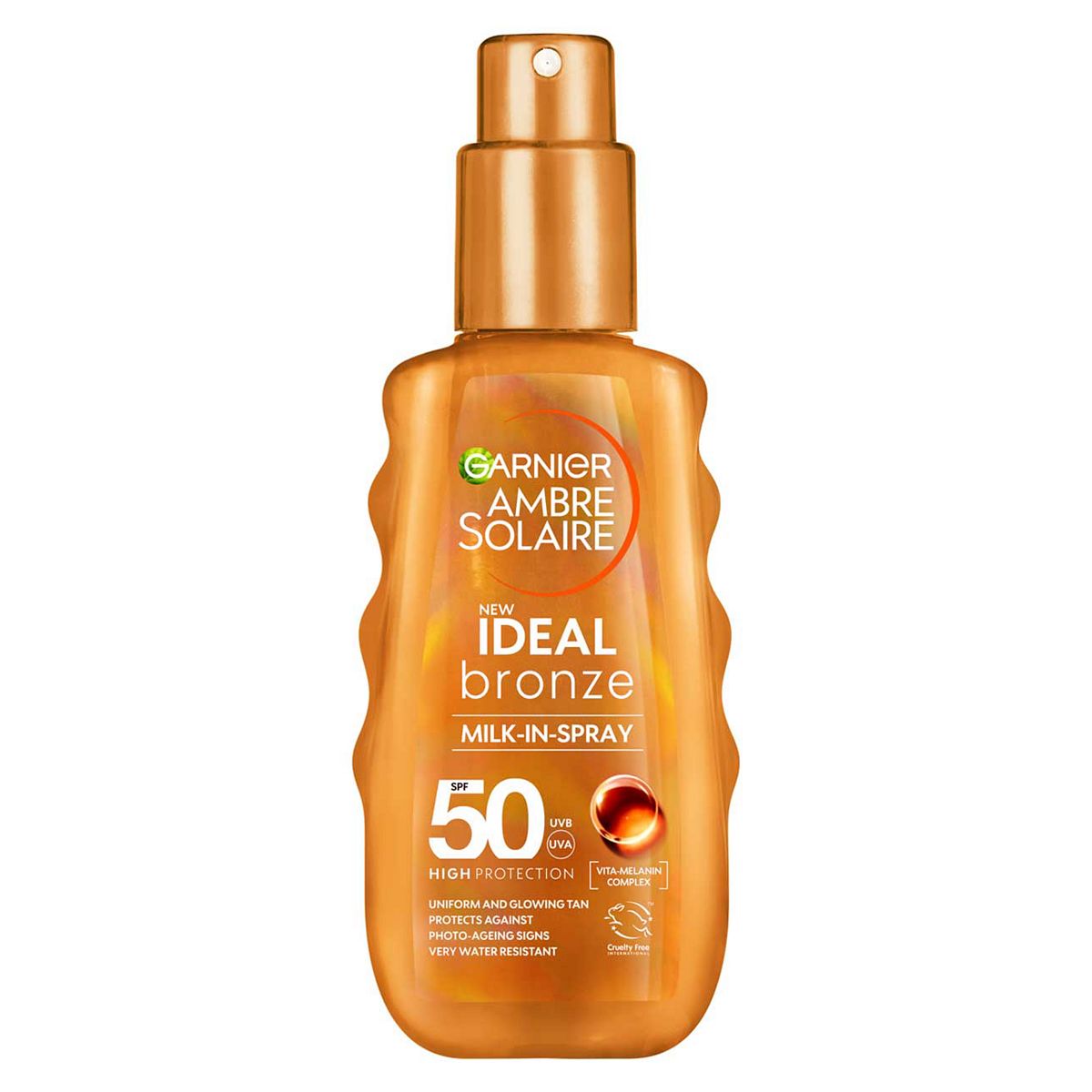 Garnier Ambre Solaire Ideal Bronze Milk-In Spray SPF50 150ml GOODS Boots   