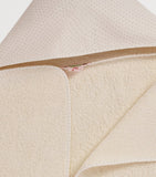 Bonpoint cotton hooded towel with polka dot print - British product